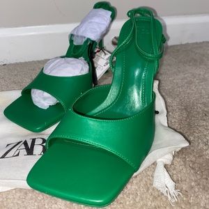 Zara Sling back Heels